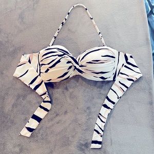 Bar III swimsuit top with straps